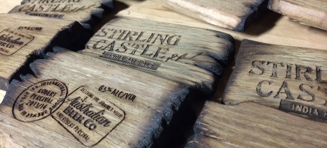 Stirling Castle Beer Tap Plaques